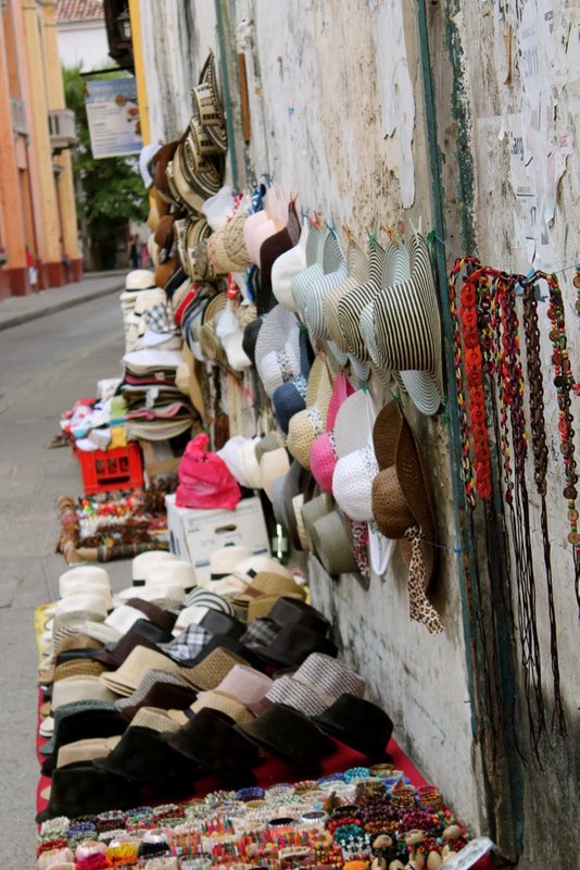 Wares in the Centro - Cartagena, Colombia