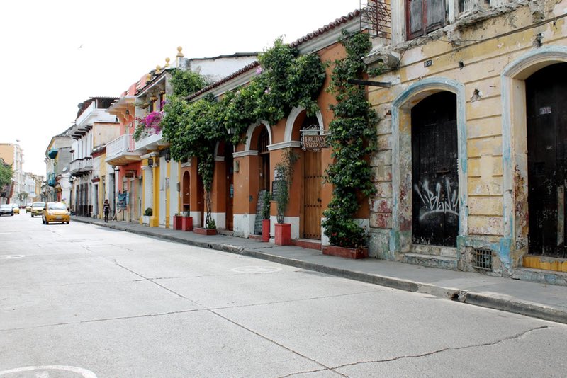 Street in Getsemaní - Cartagena, Colombia